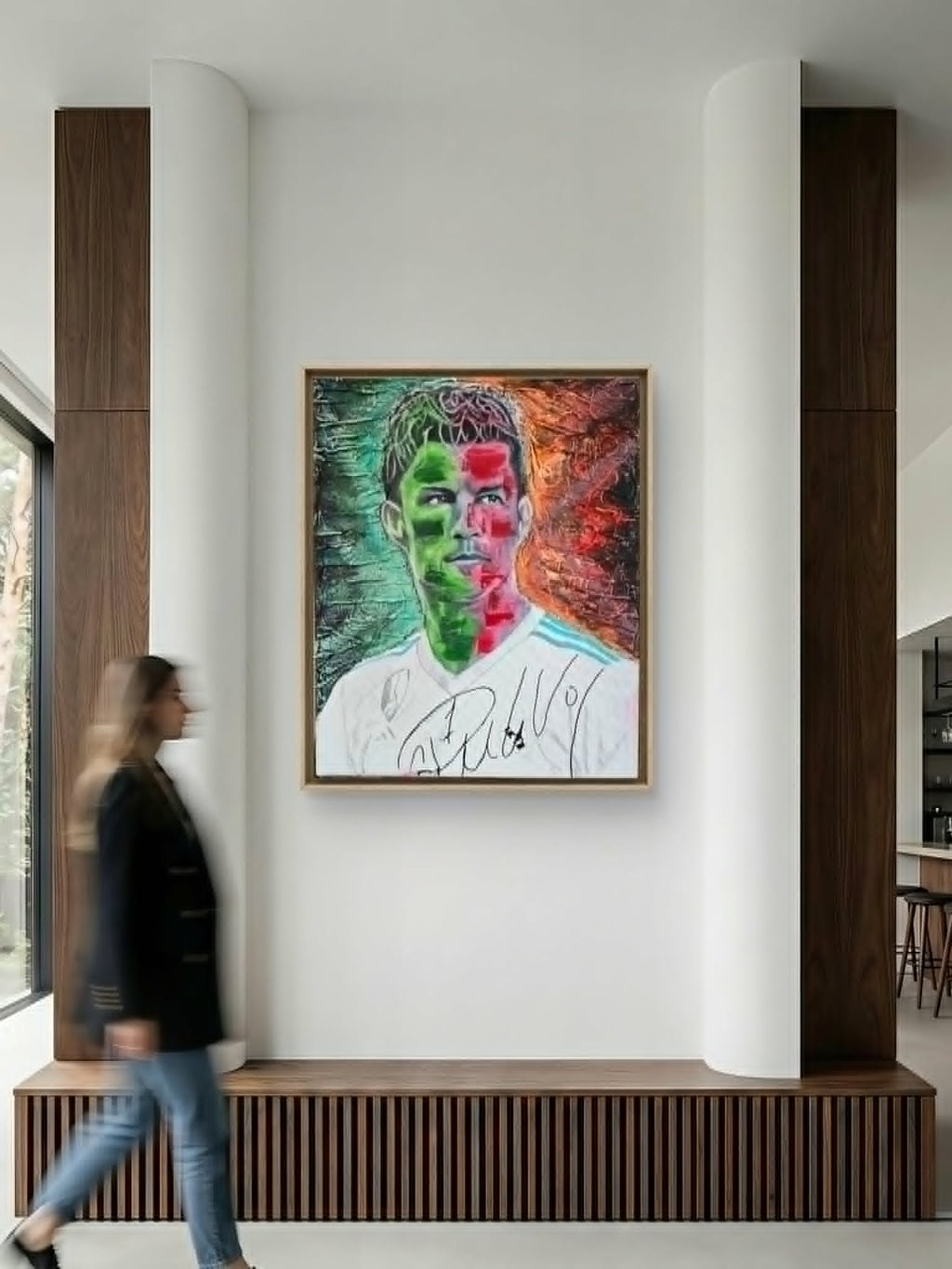Cristiano Ronaldo, L'instinct du champion CR7 50x61 cm